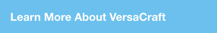 VersaCraft Cerulean Blue full-size inkpad and logo